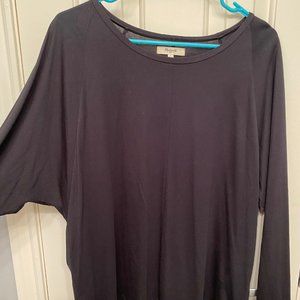 Madewell black long sleeve top